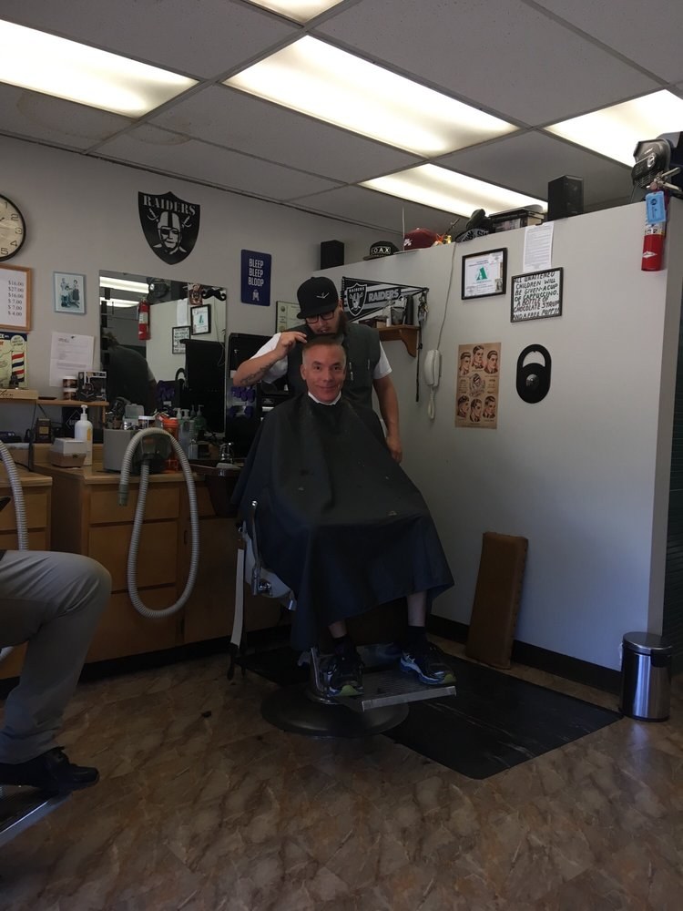 The barber station